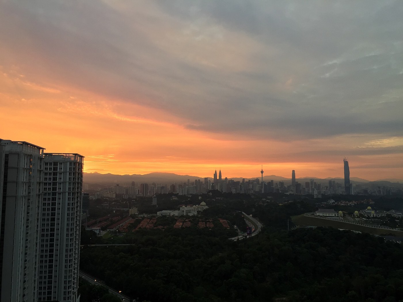 A view across central Kuala Lumpur