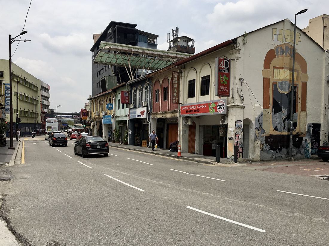 The painted lane of Kwai Chai Hong off Jalan Petaling, Kuala Lumpur
