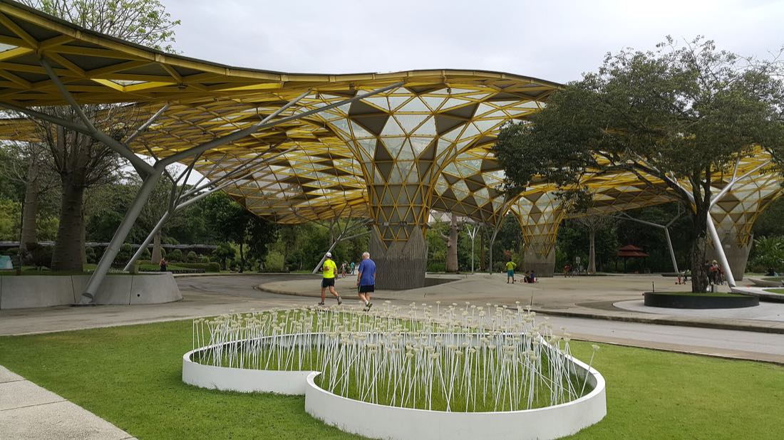 The Perdana Botanical Gardens in central Kuala Lumpur